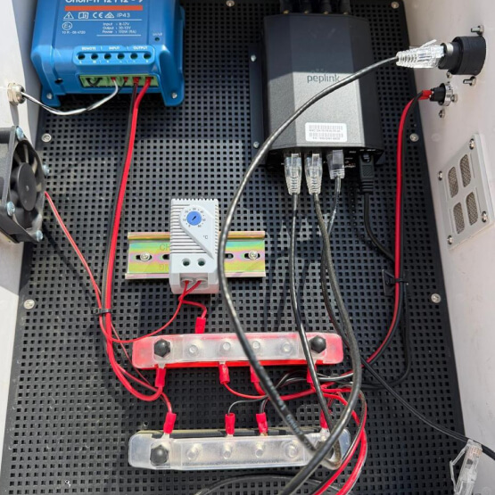 Access control wired to a network switch and building systems in Dallas