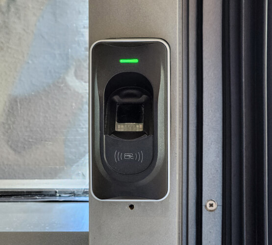 Biometric and card reader on a cloud-based access control system in Dallas