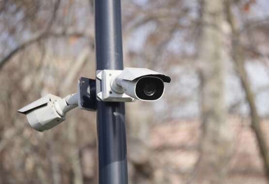 frisco-business-outdoor-security-cameras-img Outdoor cameras on a Frisco business security setup